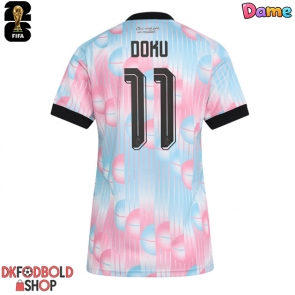 Belgien Jeremy Doku #11 Udebanetrøje Dame VM 2026 Kort ærmer